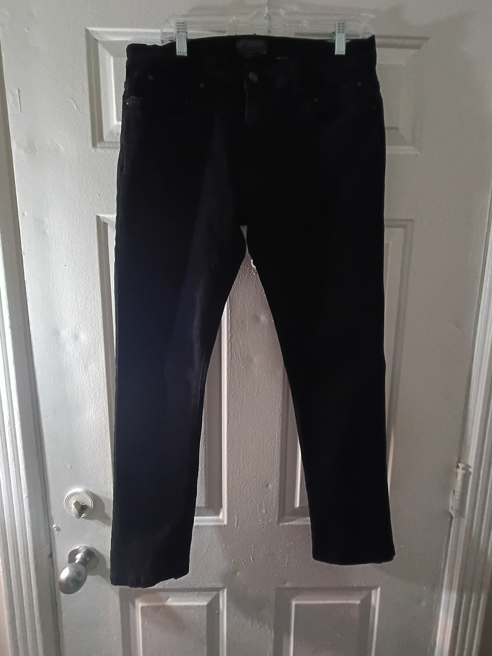 Men's Skinny Steve's Jeans in Black - Comfortable Stretch Fit